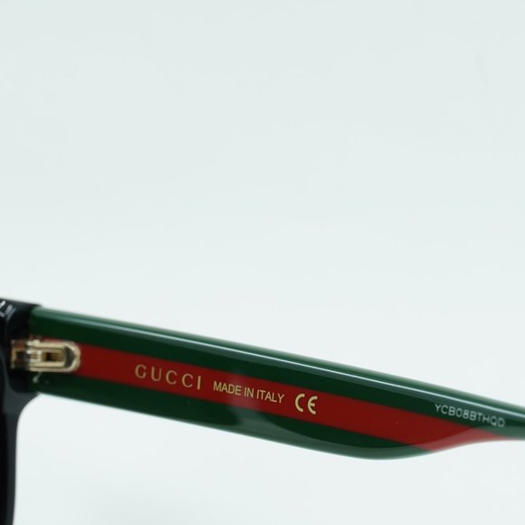 FINAL PRICE NEW GUCCI GG0340S 006 BLACK/MULTICOLOR GREY MENS SUNGLASSES - Picture 5 of 11